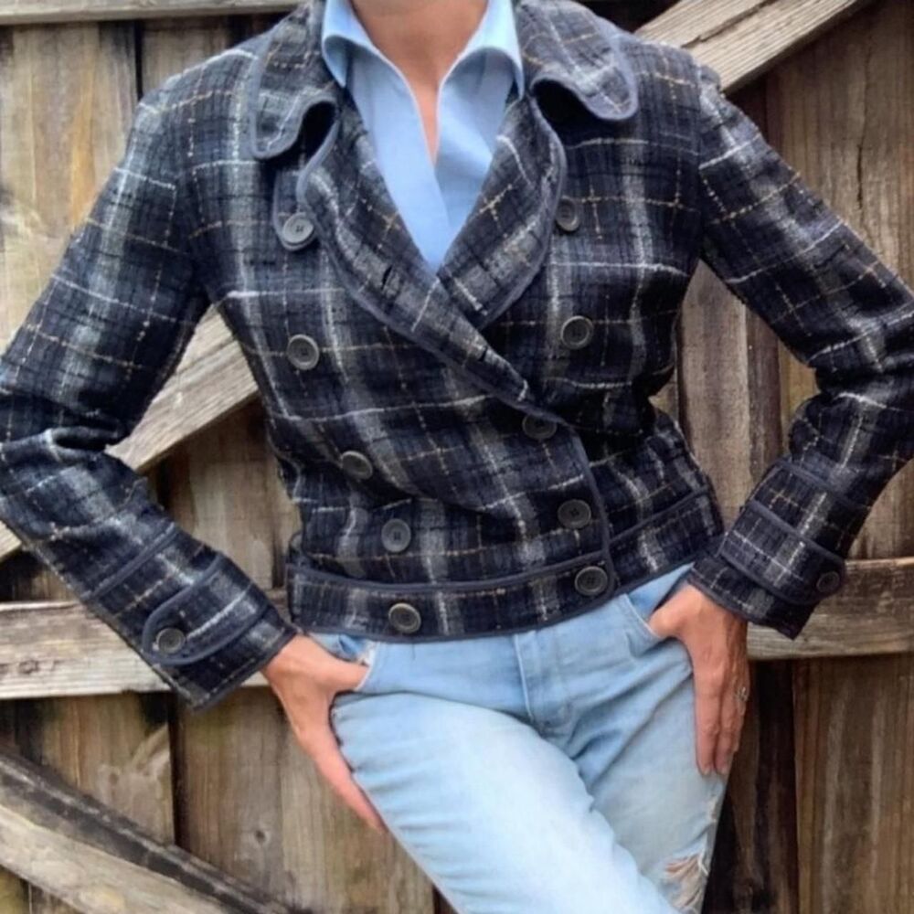 Luca-valentini Women's Blue and Navy Jacket